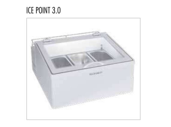 Espositore Ice Point 3.0 per gelato mantecato e su stecco